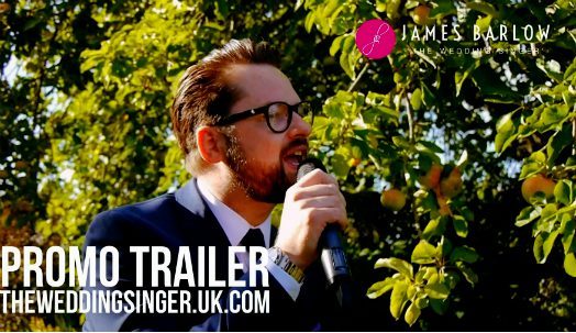 Professional wedding singer James Barlow