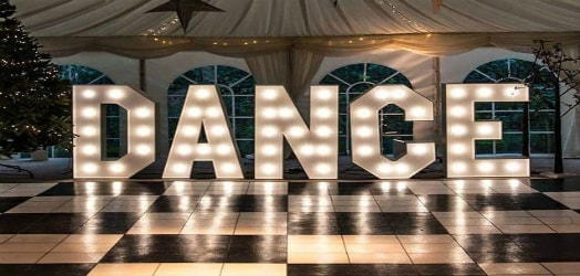 DJ for weddings in the east midlands with great uplighting and mood lighting equipment